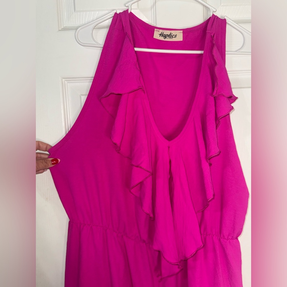 Haptics Ruffle Midi Dress - Picture 4 of 7